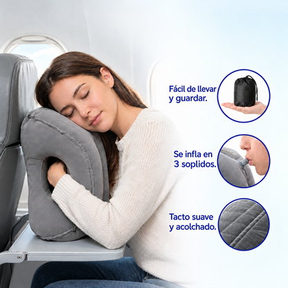 Almohada Cervical Inflable 360°